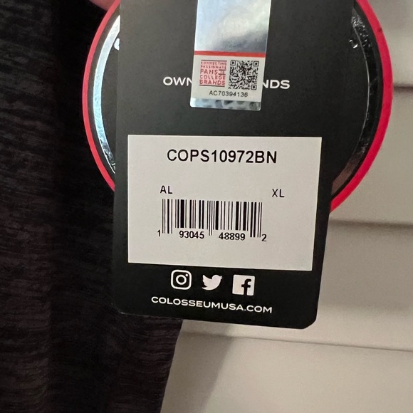 Alabama Crimson Tide Colosseum Nelson Polo - Black - Picture 4 of 4